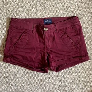 Maroon shorts